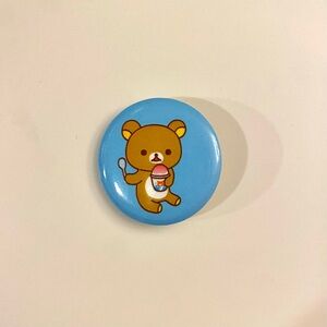 Rilakkuma San-X Shaved Ice Pin Button 2018